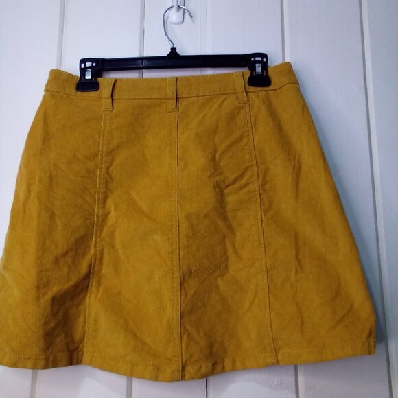 Re Generation by Celebrity Pink Skirt Juniors 11 30 Button Front Corduroy Brown - Picture 15 of 15